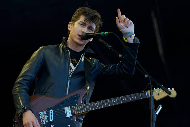 Alex Turner performs with Arctic Monkeys at the Outside Lands festival in Golden Gate Park in San Francisco, August 2011