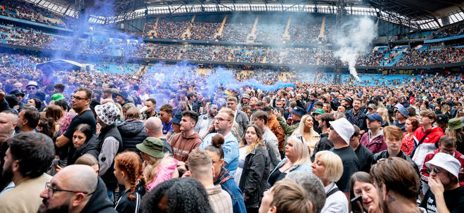 Liam Gallagher Performs At Etihad Stadium, 1 June 2022