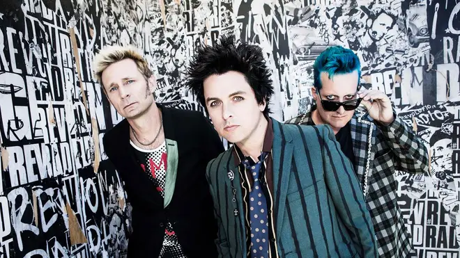 Green Day in 2016: Mike Dirnt, Billie Joe Armstrong and Tre Cool