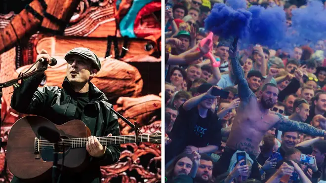 Gerry Cinnamon and the crowd's at Swansea's Singleton Park on 4th June