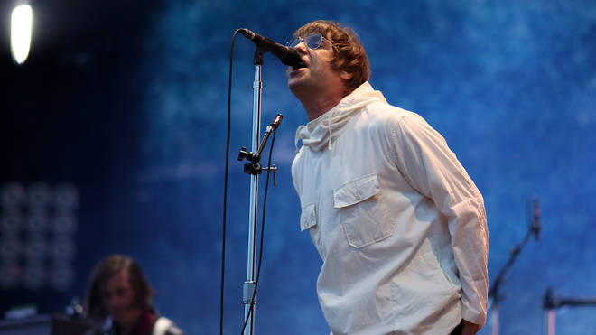 Liam Gallagher Performs At Knebworth Park on 3rd June 2022