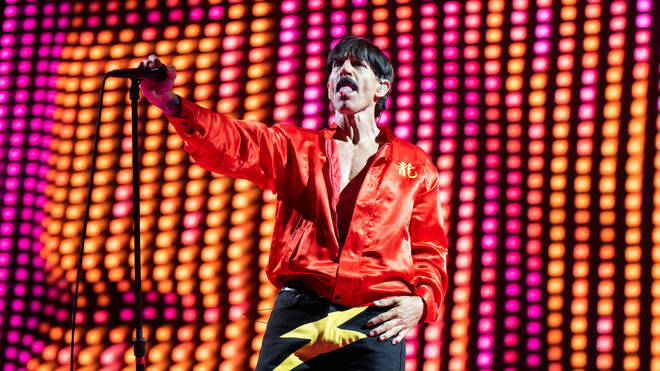 Anthony Kiedis of the Red Hot Chili Peppers in Barcelona