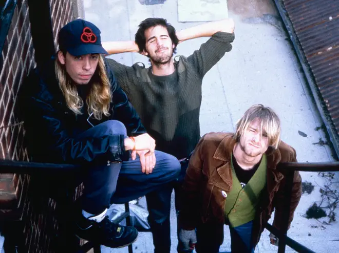 Nirvana in 1991: Dave Grohl, Krist Novoselic and Kurt Cobain