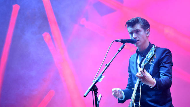 Alex Turner onstage with Arctic Monkeys at the INMusic festival, Croatia, June 2013