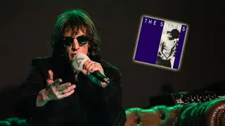 Richard Ashcroft with The Smiths' How Soon Is Now? artwork inset