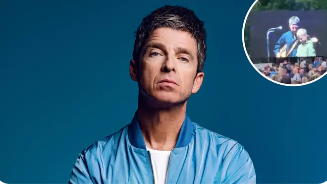Noel Gallagher invites fan for selfie at Cannock Chase Forest gig