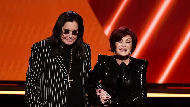 Ozzy Osbourne and Sharon Osbourne at the 62nd Annual GRAMMY Awards - Show