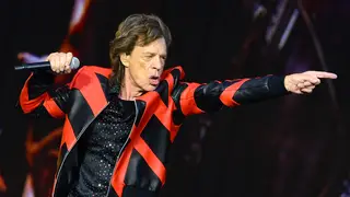 The Rolling Stones' Mick Jagger at Anfield Stadium