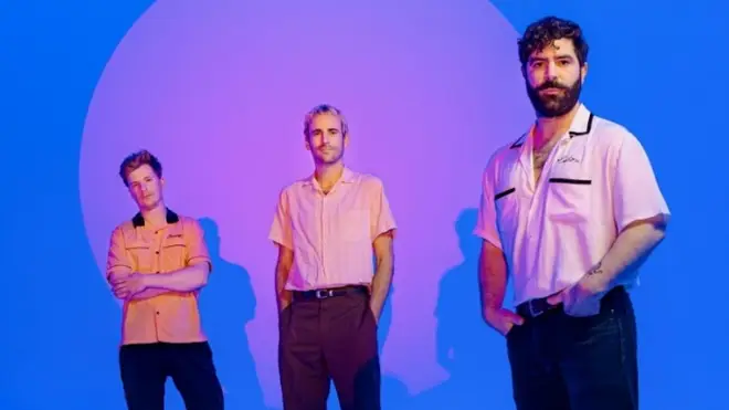 Foals in 2022: Jack Bevan, Jimmy Smith and Yannis Philippakis