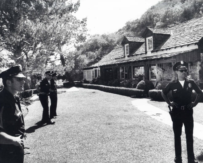 The rented house where Sharon Tate and her friends were found dead on 9 August 1969