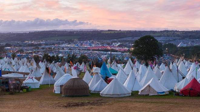 The Glastonbury camp sites... have you got everything you need