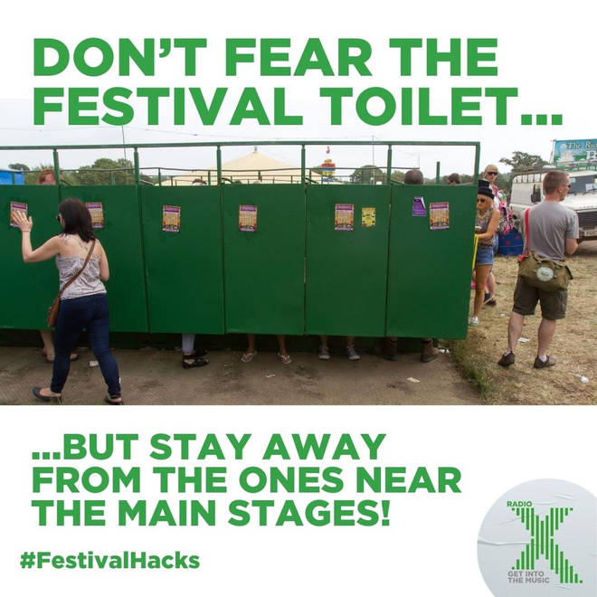 A festival toilet, yesterday