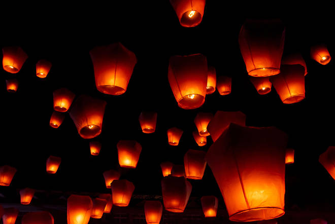 Festival-goers are being asked NOT to take sky lanterns