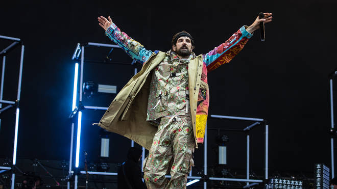 Serge Pizzorno of Kasabian onstage at the Isle Of Wight Festival 2022