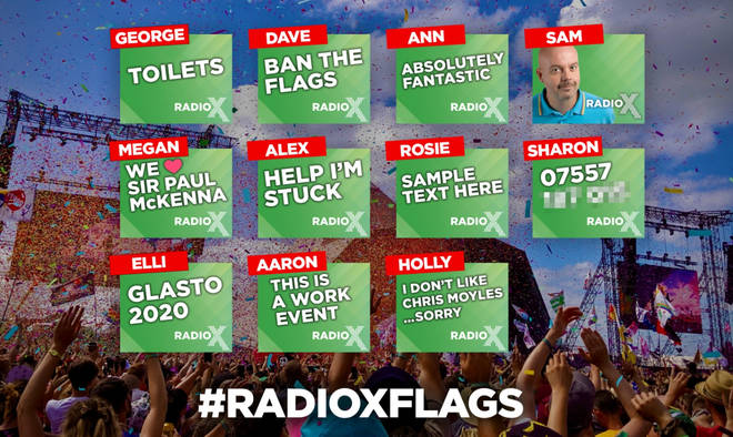 These Radio X flags are heading to Glastonbury 2022