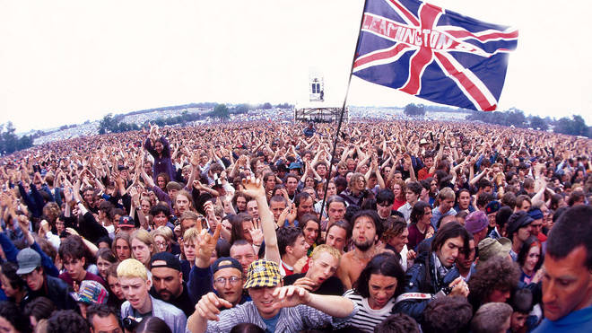 1995's Glastonbury was the second year the festival was televised - on Channel 4!