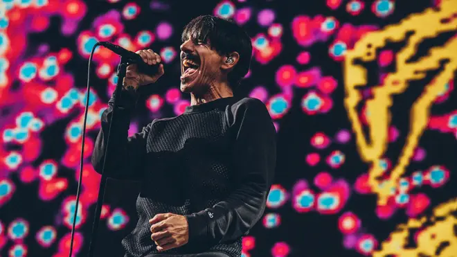Red Hot Chili Peppers' Anthony Kiedis at London Stadium on 25th June