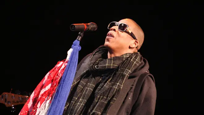 Jay-Z at Glastonbury in 2008