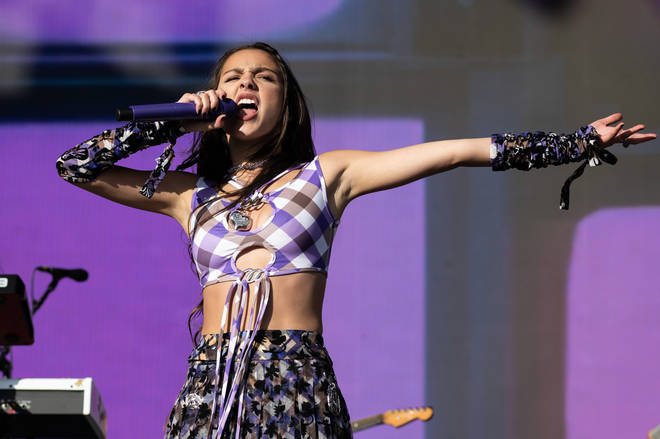 Olivia Rodrigo performs to a huge crowd on The Other Stage