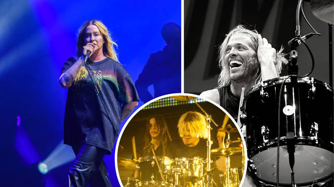Alanis Morissette paid tribute to Taylor Hawkins at her O2 Arena, London gig