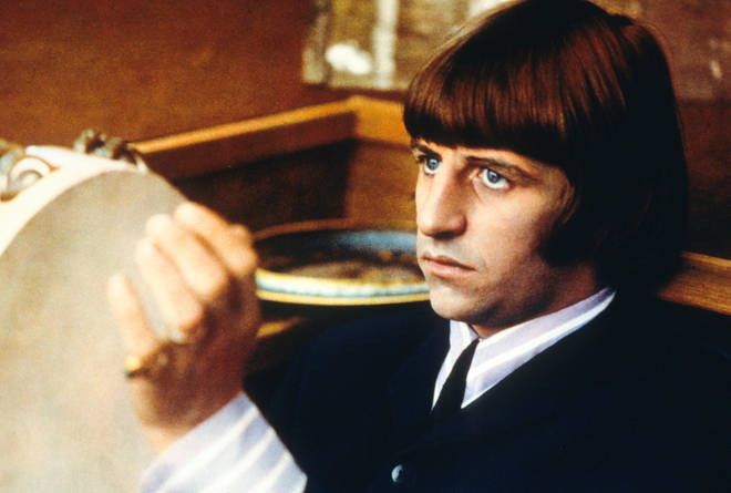 Ringo on the set of the film Help!, 1965