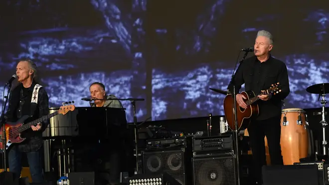 The Eagles perform at American Express present BST Hyde Park at Hyde Park on June 26, 2022