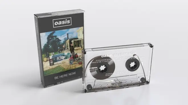 You can also listen to Be Here Now's 25th anniversary reissue in cassette form