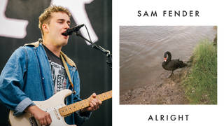 Sam Fender at TRNSMT Festival and his Alright song inset