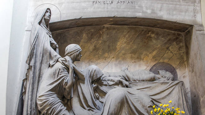 The Appiani Family Tomb In The Staglieno Cimitero Monumentale, Genoa, Italy