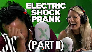Matt falls foul of the electric shock prank