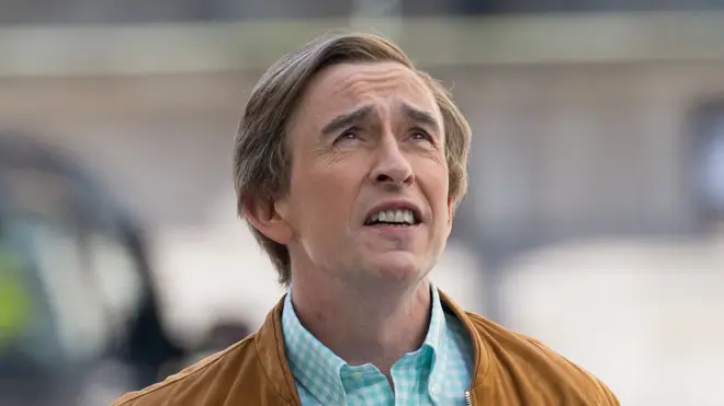Steve Coogan films his new Alan Partridge show This Time With Alan Partridge