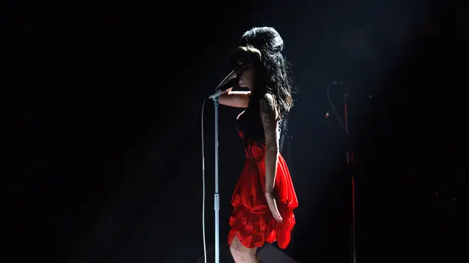 Amy Winehouse performing at the BRIT Awards, February 2007