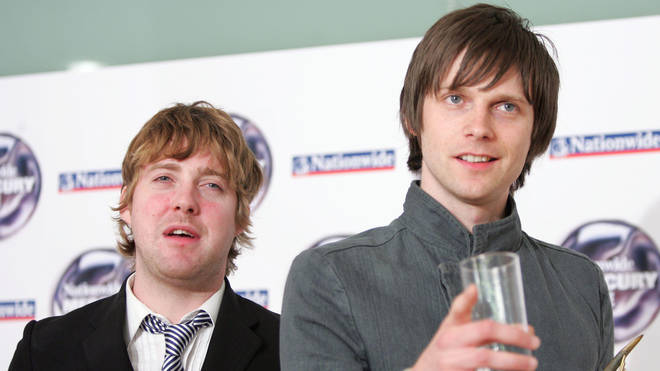 Ricky WIlson and Nick Hodgson at the Mercury Prize launch in July 2005