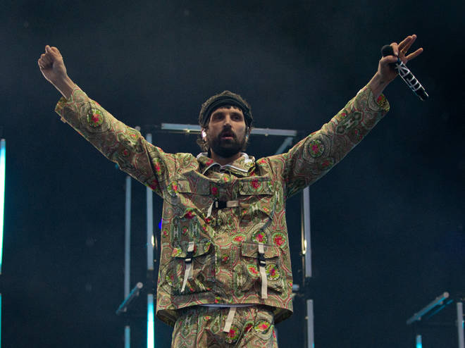 Kasabian's Serge Pizzorno at The Isle Of Wight Festival 2022