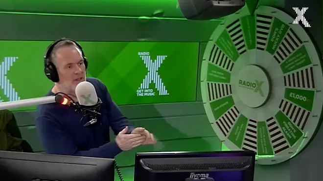 Wheel collapses live on The Chris Moyles Show