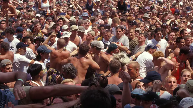 The mosh pit gets ugly at Woodstock '99