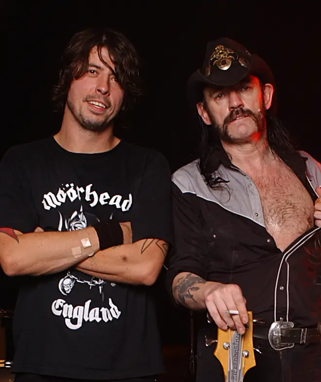 Dave Grohl, Lemmy and Wino at the Hollywood Studio in Hollywood, CA, November 2003.