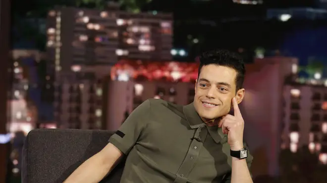 Rami Malek attends the Jimmy Kimmel Live show in January 2019