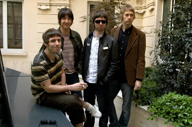 The final iteration of Oasis, Milan, May 2005: Liam Gallagher, Gem Archer, Noel Gallagher and Andy Bell