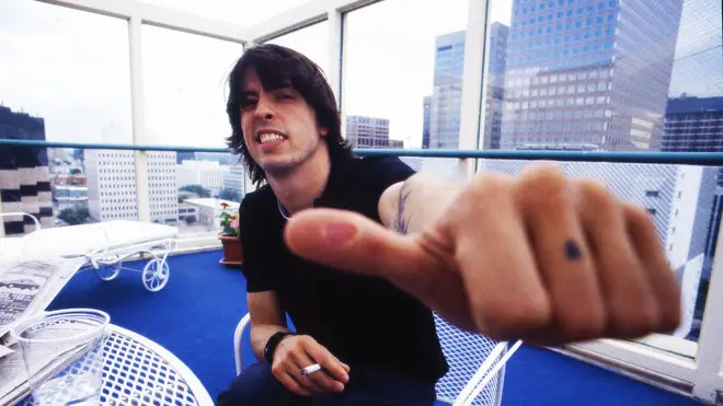 Dave Grohl of Foo Fighters, portrait, Denver, United States, 1998
