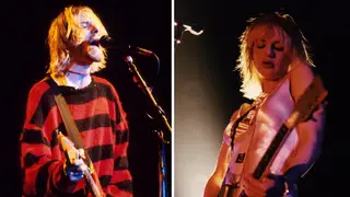 Nirvana's Kurt Cobain and Hole's Courtney Love