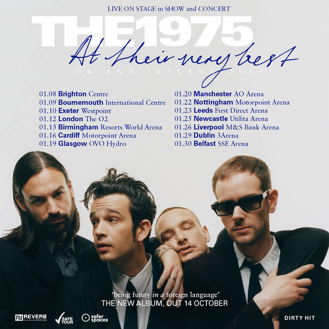 The 1975 announce huge arena tour for 2025 Radio X