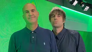 Liam Gallagher and Johnny Vaughan at Radio X, 2nd September 2022