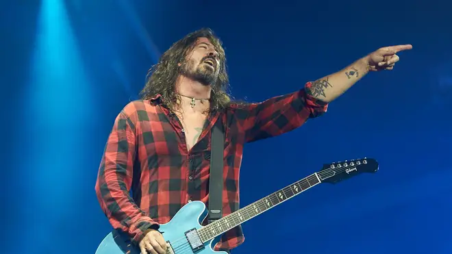 Foo Fighters' frontman Dave Grohl at Rock am Ring 2018