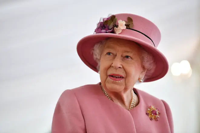 Queen Elizabeth II in October 2020
