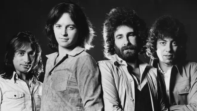 The original line-up of 10cc in 1974: Lol Creme, Eric Stewart, Kevin Godley and Graham Gouldman.
