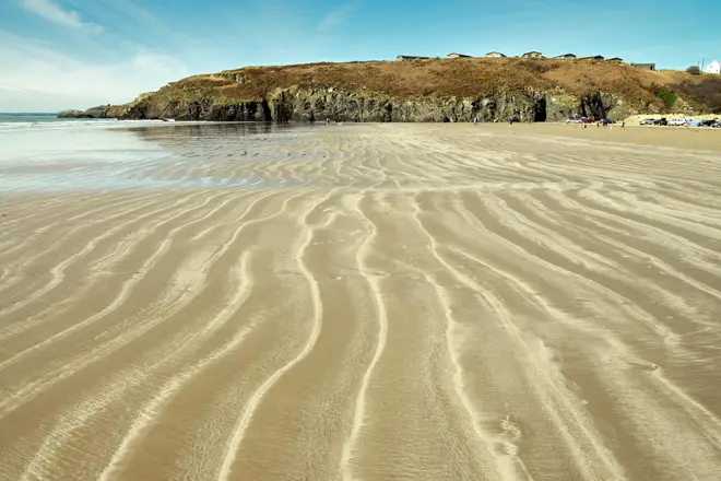 The beach at Black Rock Sands near Porthmadog, North Wales