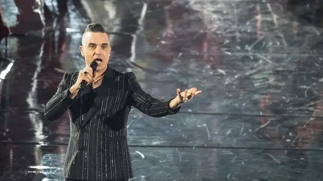 Robbie Williams at The X Factor 2019 Final