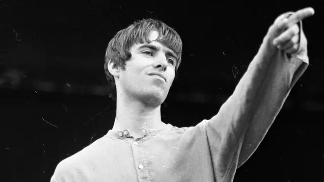 Oasis frontman Liam Gallagher in 1995