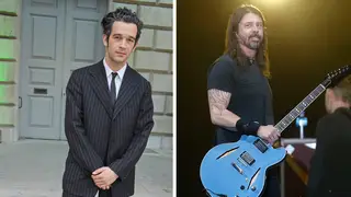 The 1975's Matty Healy and Foo Fighters' frontman Dave Grohl